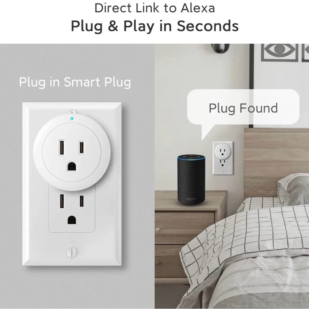 4 Pack Bluetooth Mesh Smart Plugs